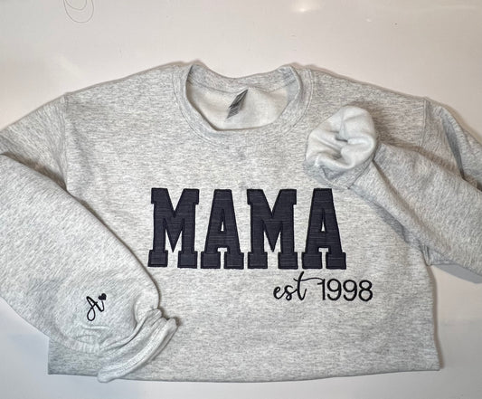 MAMA Sweatshirt - Varsity Font