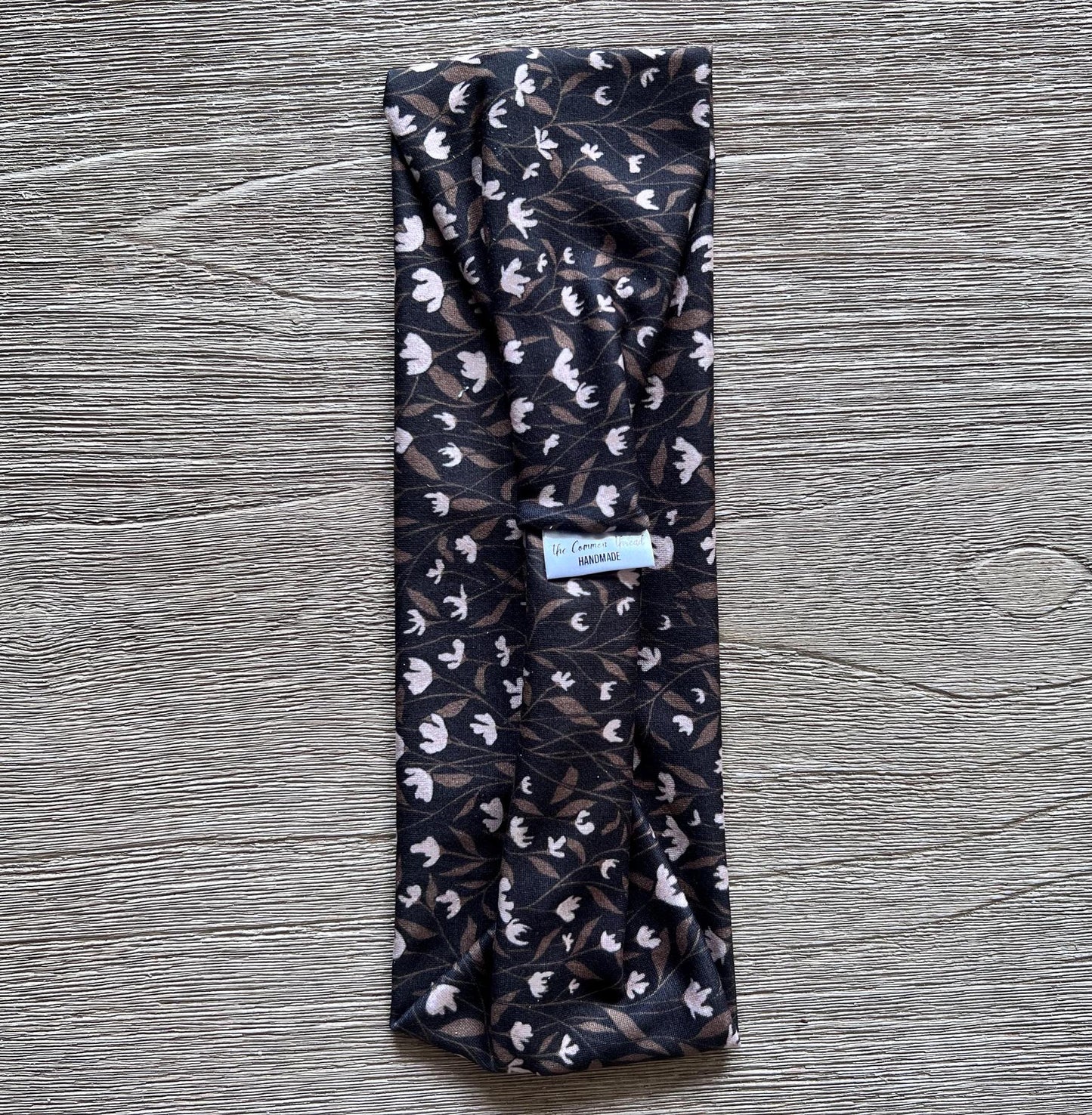 Modern Flat Headband - Autumn Floral