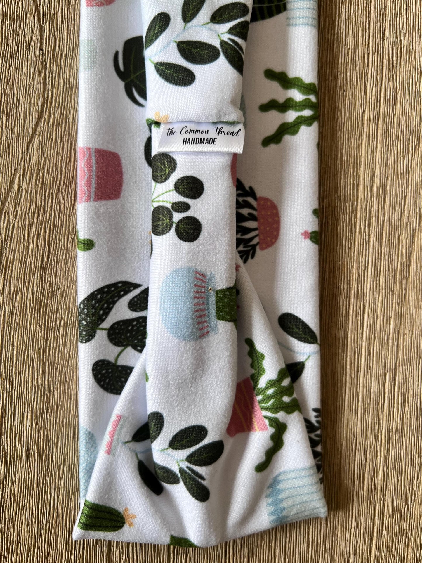 Modern Flat Headband - Boho Botanical