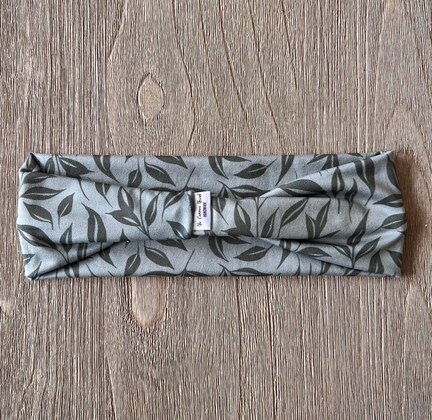 Modern Flat Headband - Fall Foliage in Green
