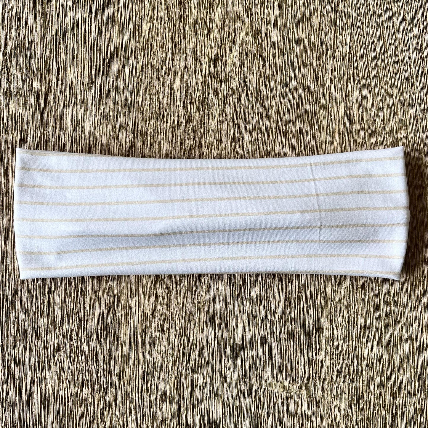 Modern Flat Headband - Golden Stripes