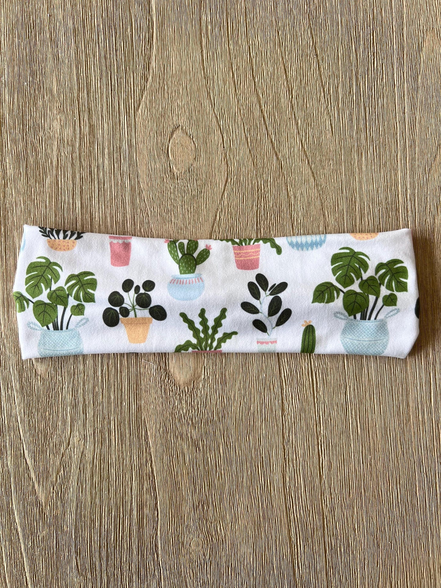 Modern Flat Headband - Boho Botanical