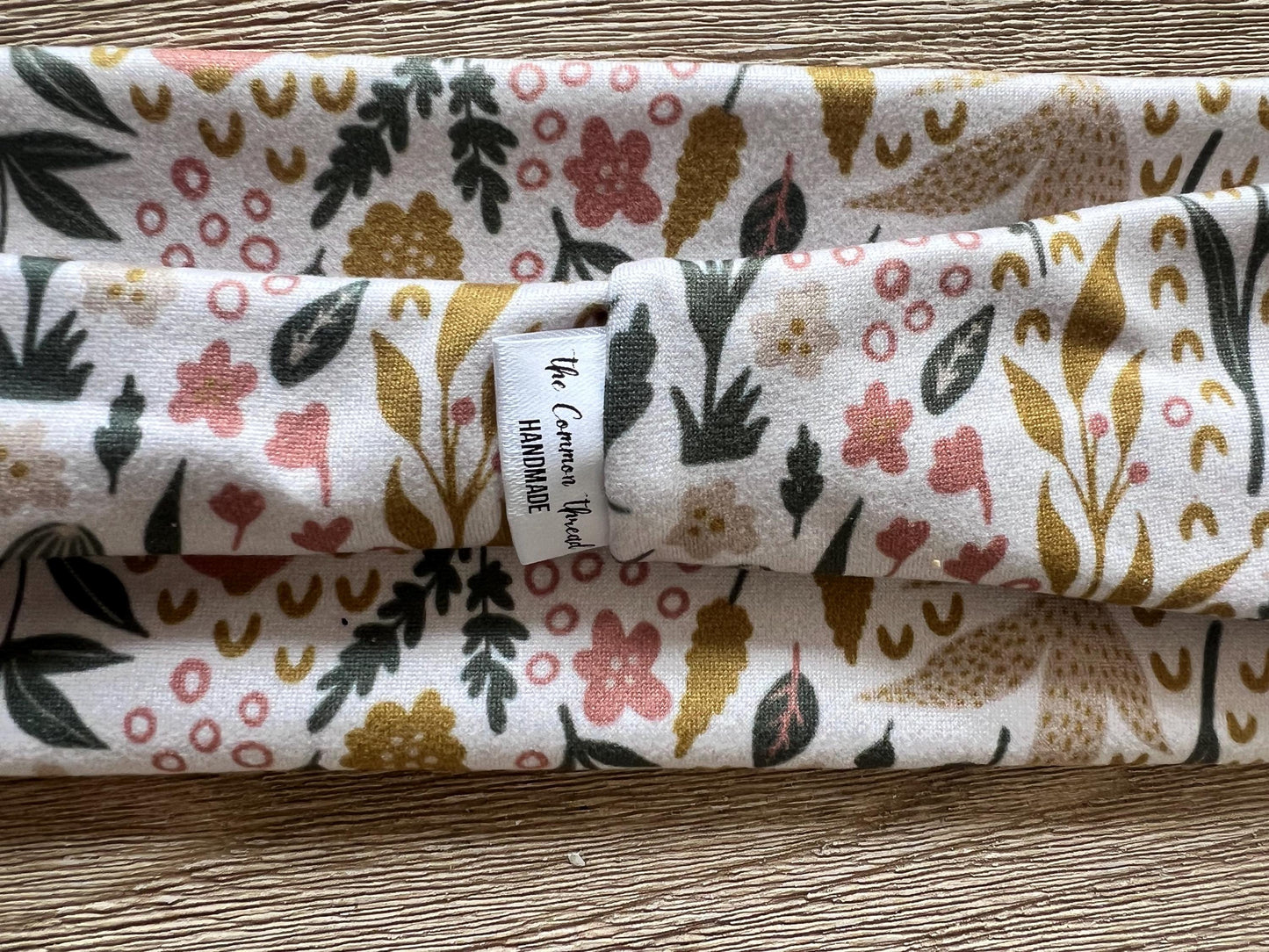 Modern Flat Headband - Forest Botanical