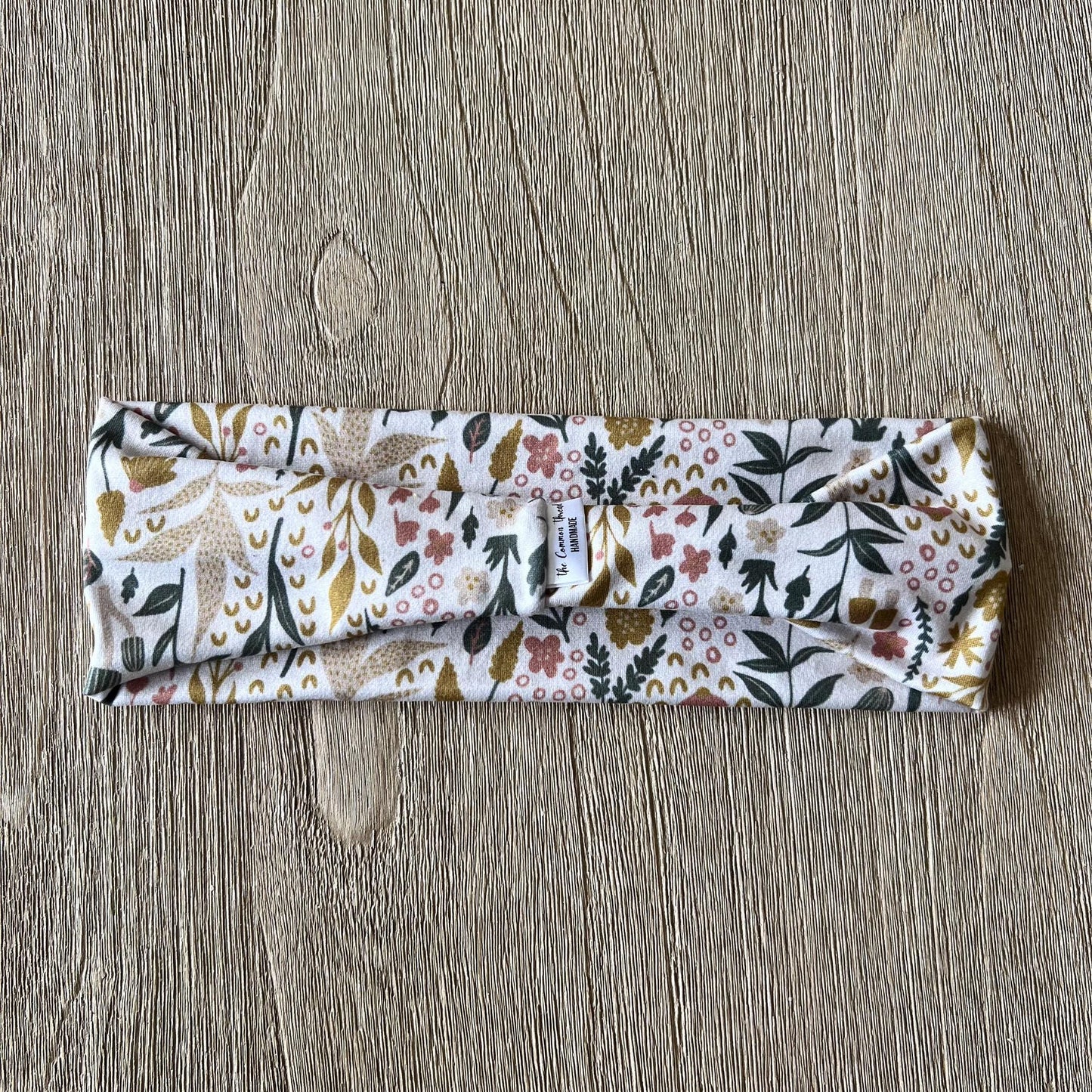 Modern Flat Headband - Forest Botanical