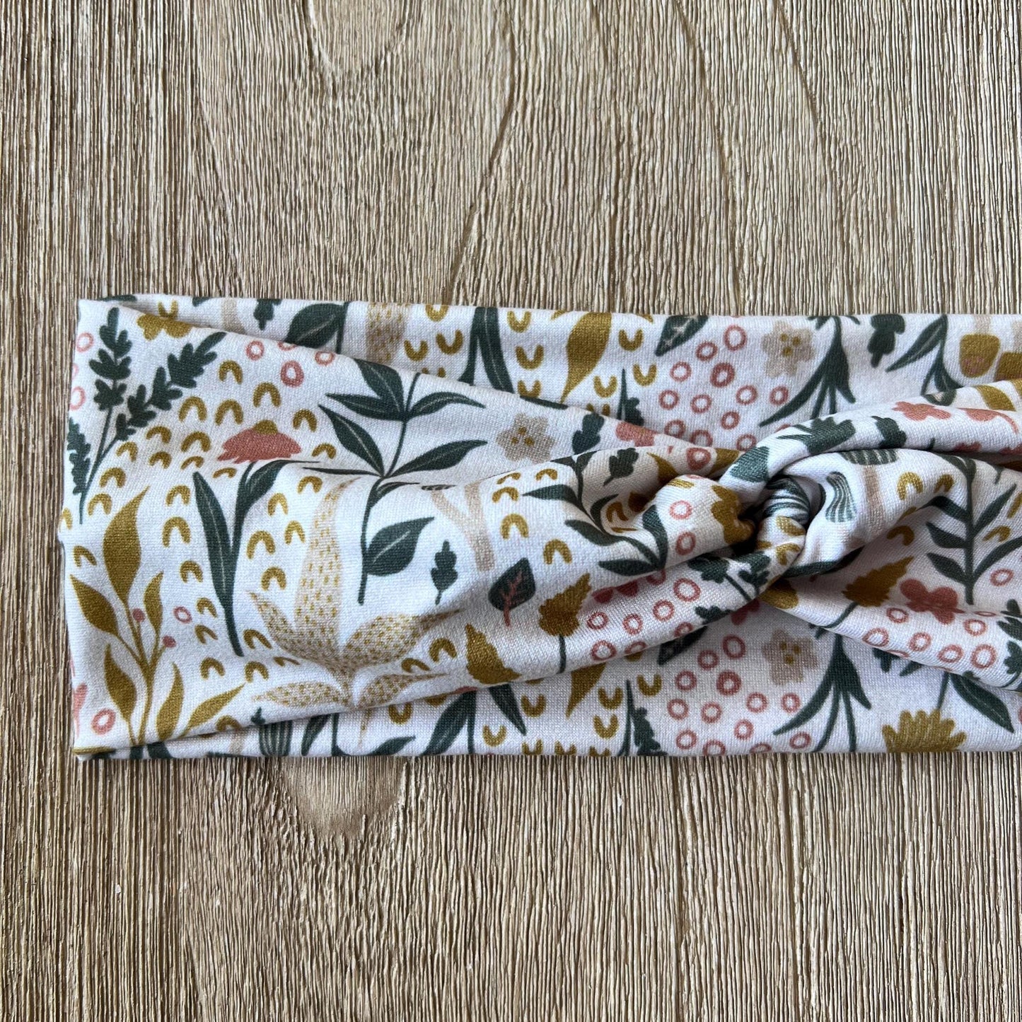 Twisted Knot Headband - Forest Botanical