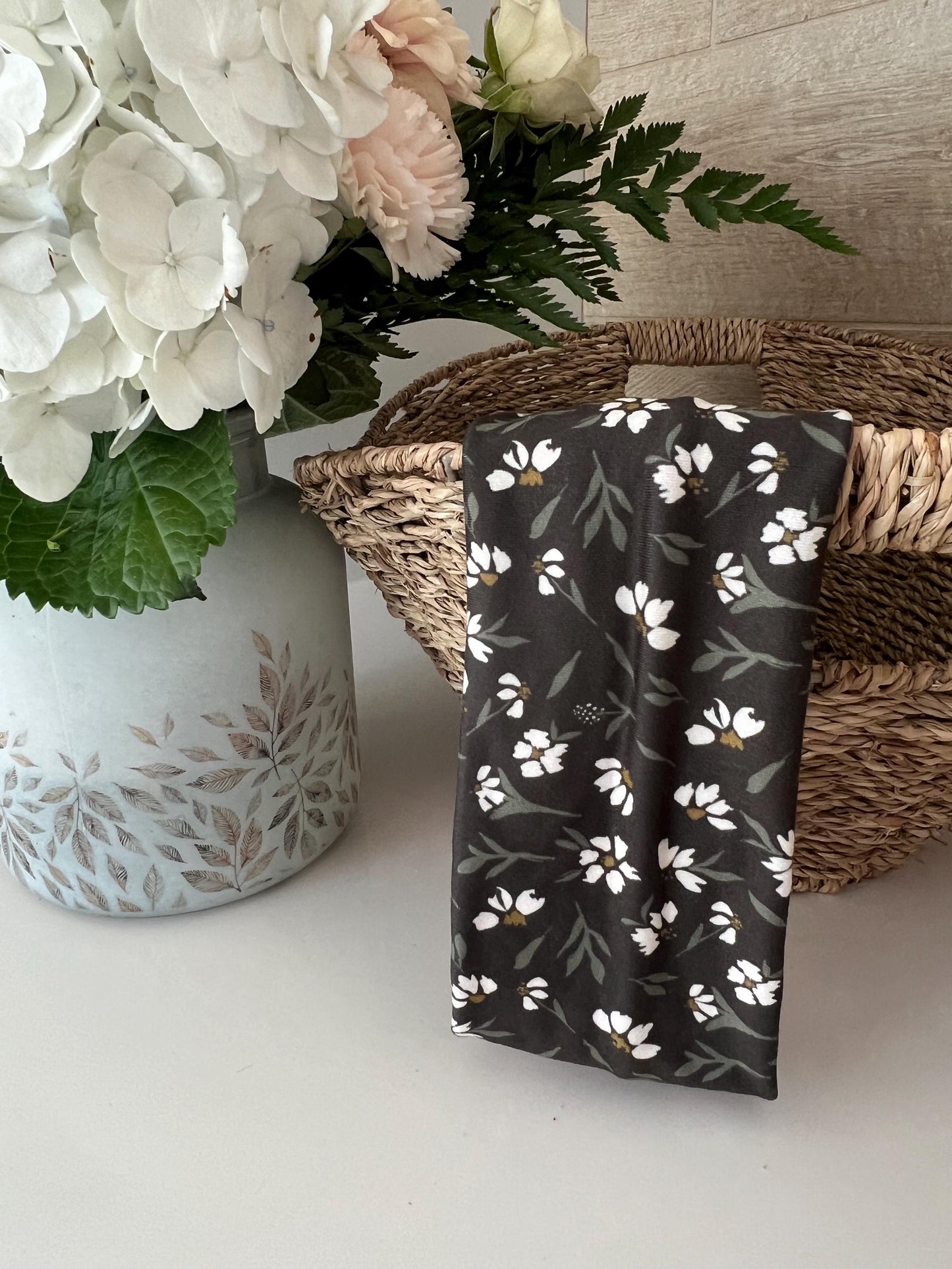 Twisted Knot Headband - Evening Floral