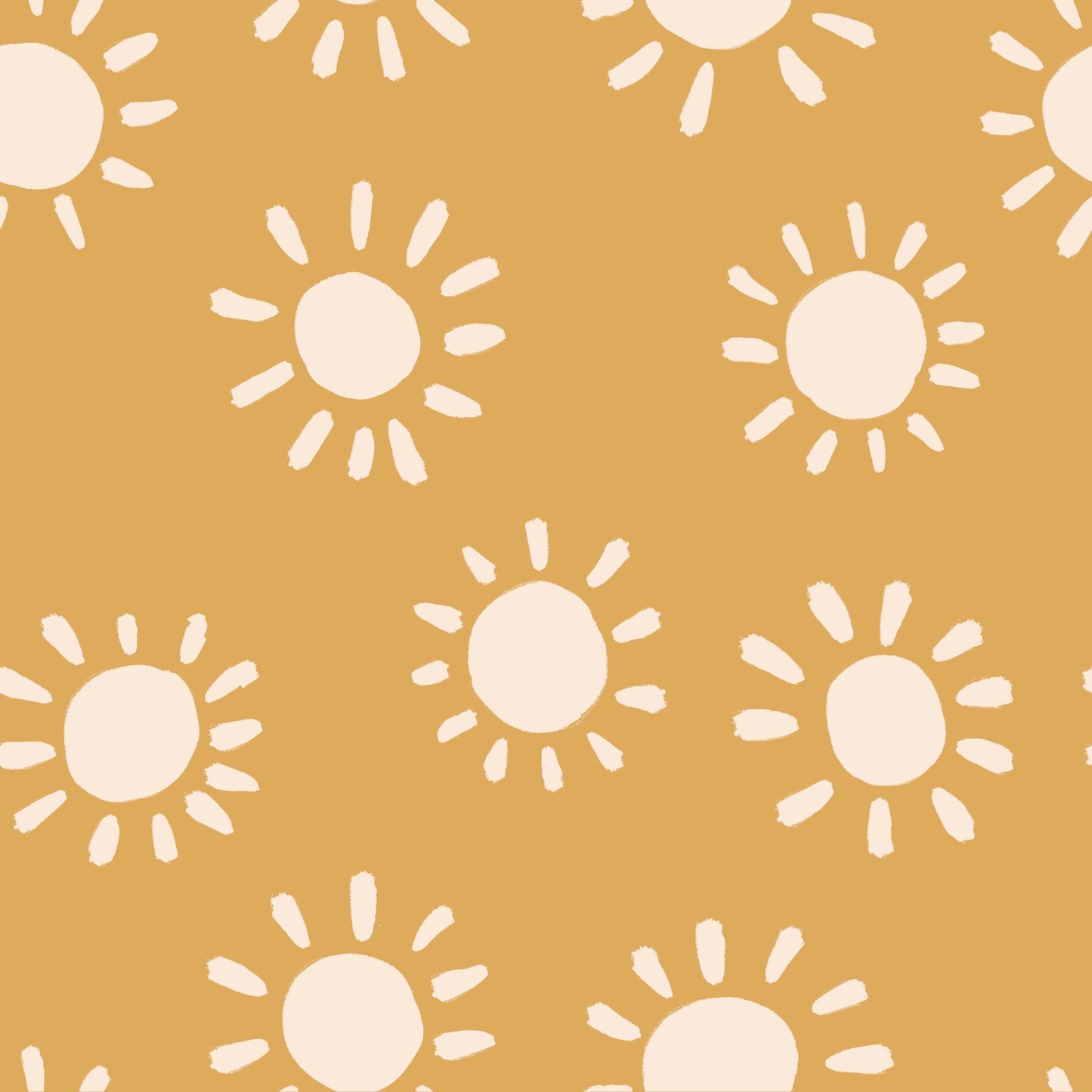 Golden Rays Seamless Pattern