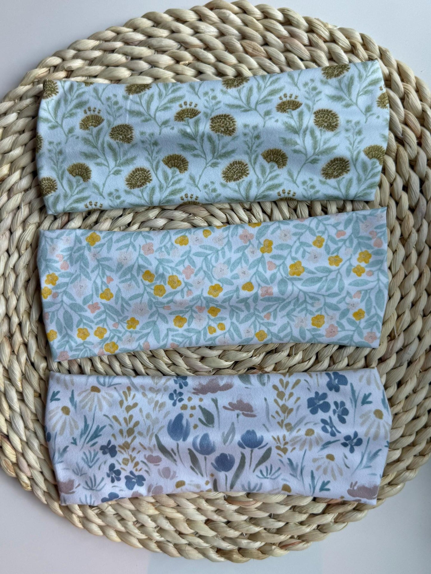 Stretchy, Buttery-Soft Headband - Sweet Wildflowers
