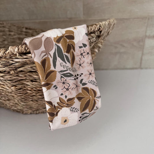 Modern Flat Headband - Dusty Pink Rose Hips