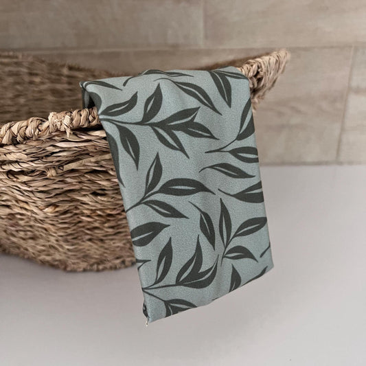 Modern Flat Headband - Fall Foliage in Green