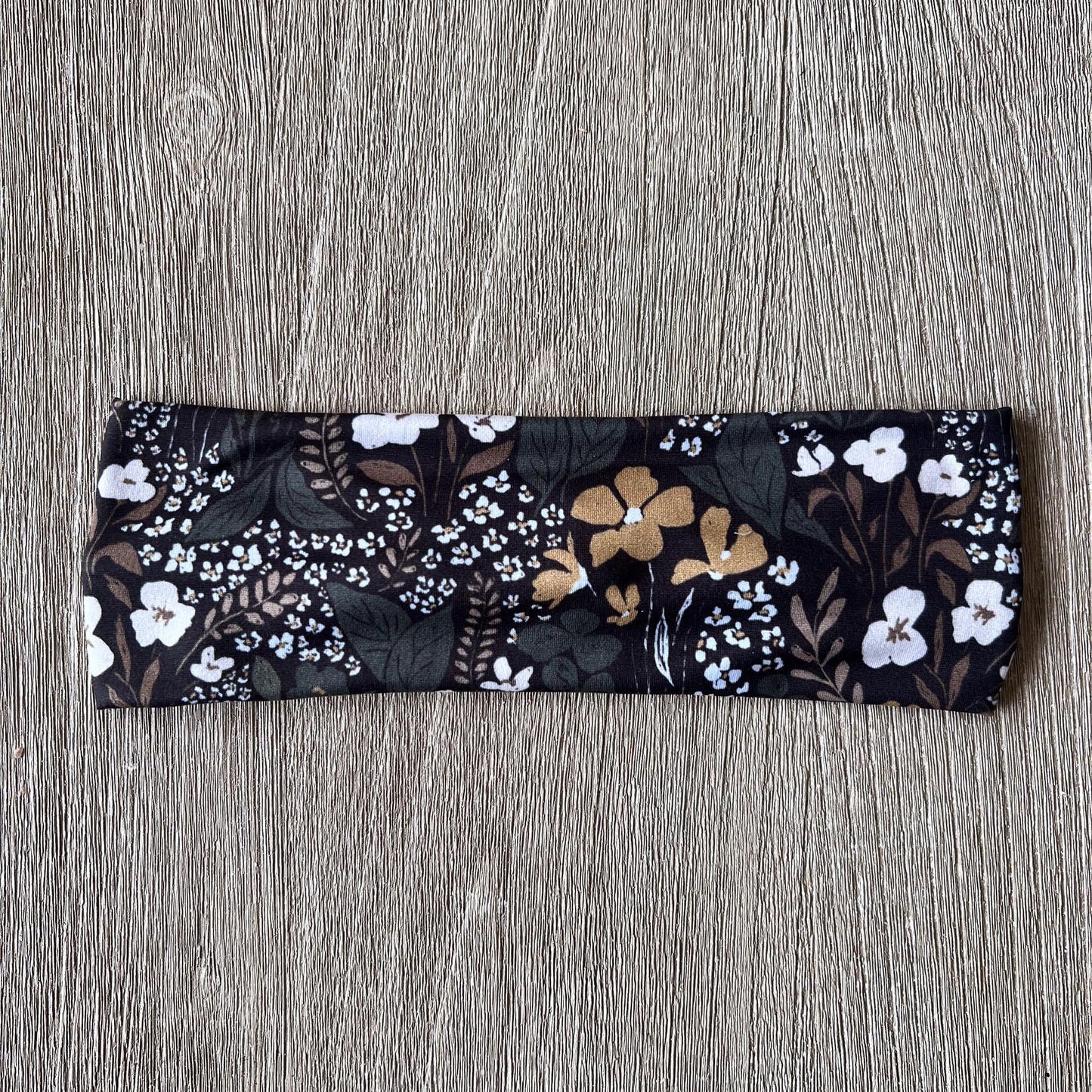 Modern Flat Headband - Warm Flower Glade