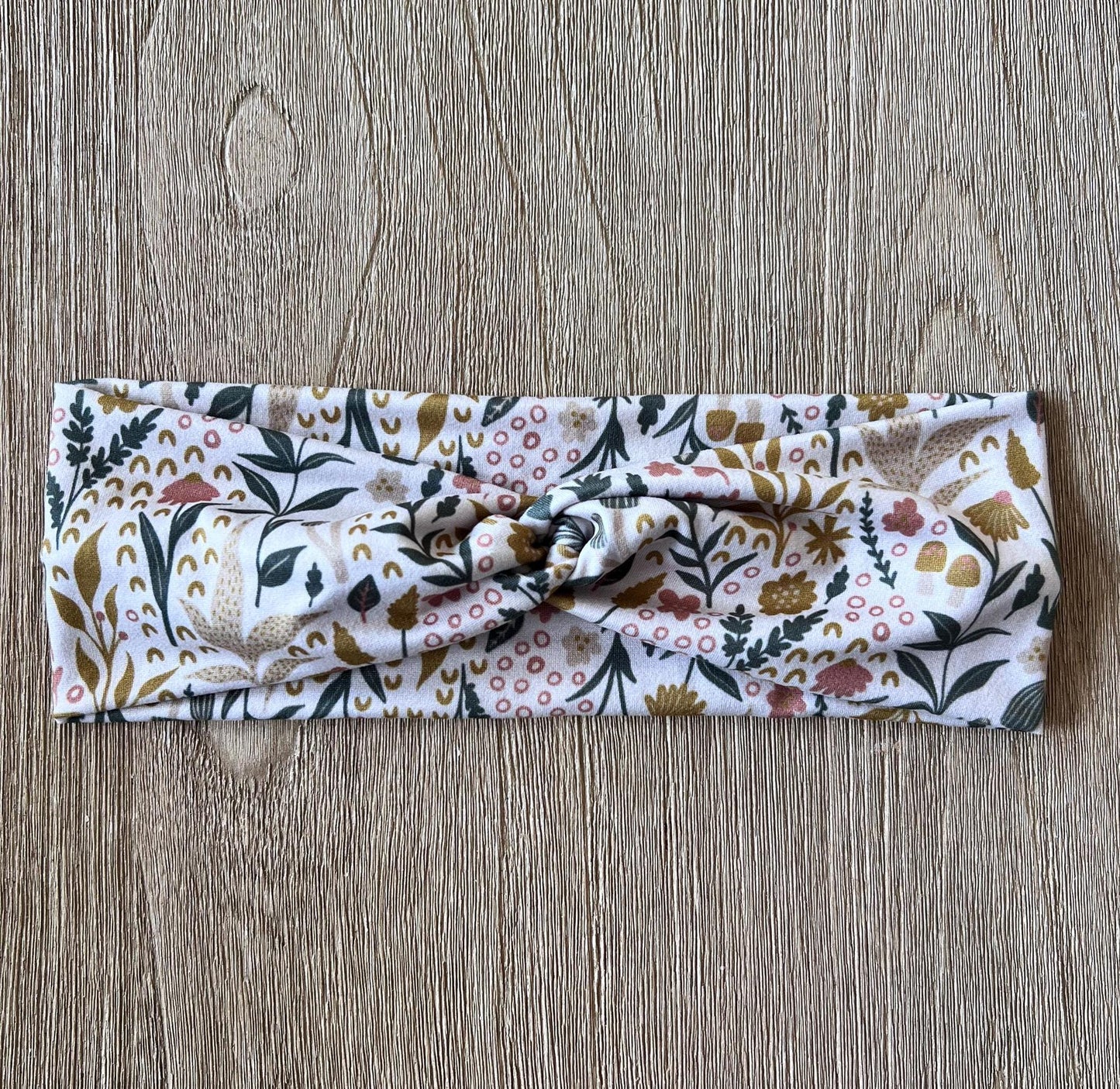 Twisted Knot Headband - Forest Botanical