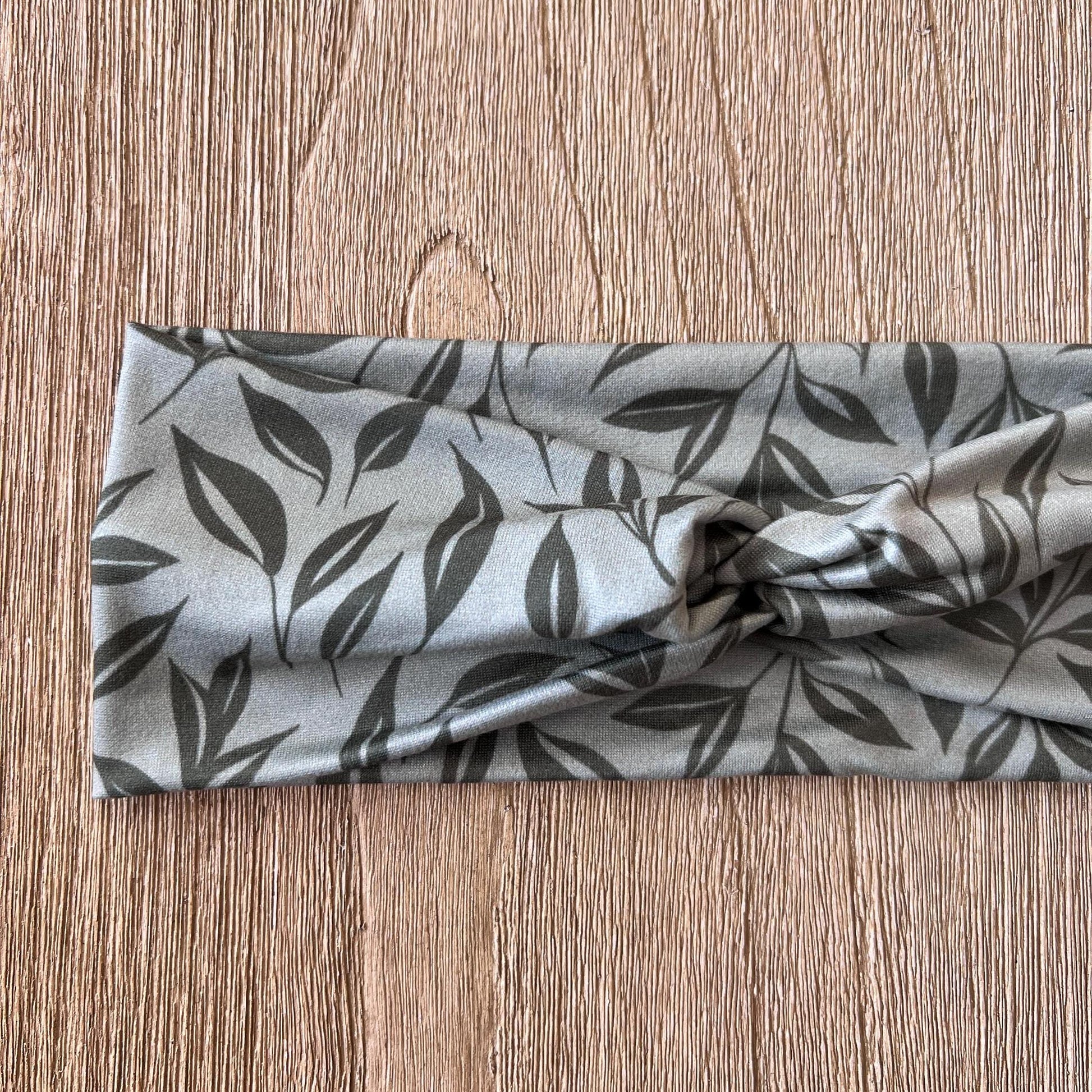 Twisted Knot Headband - Fall Foliage in Green