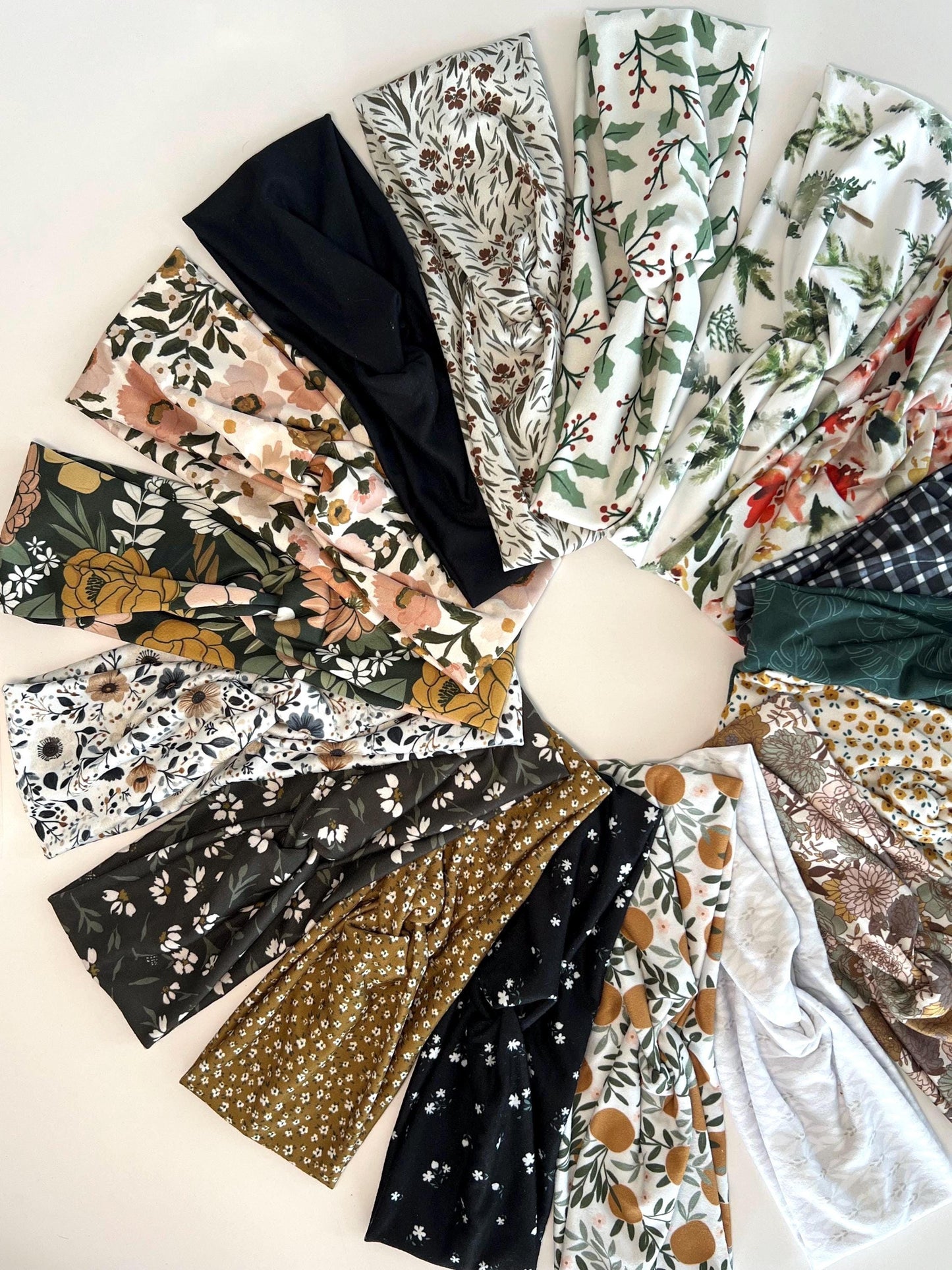 Twisted Knot Headband - Black Solid