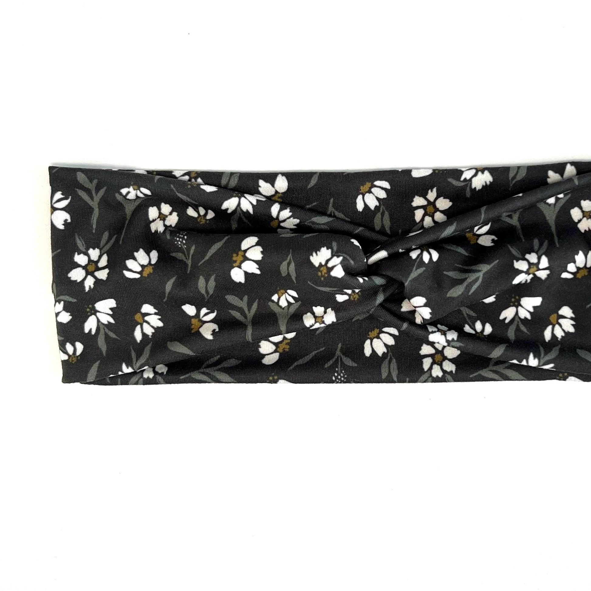 Twisted Knot Headband - Evening Floral