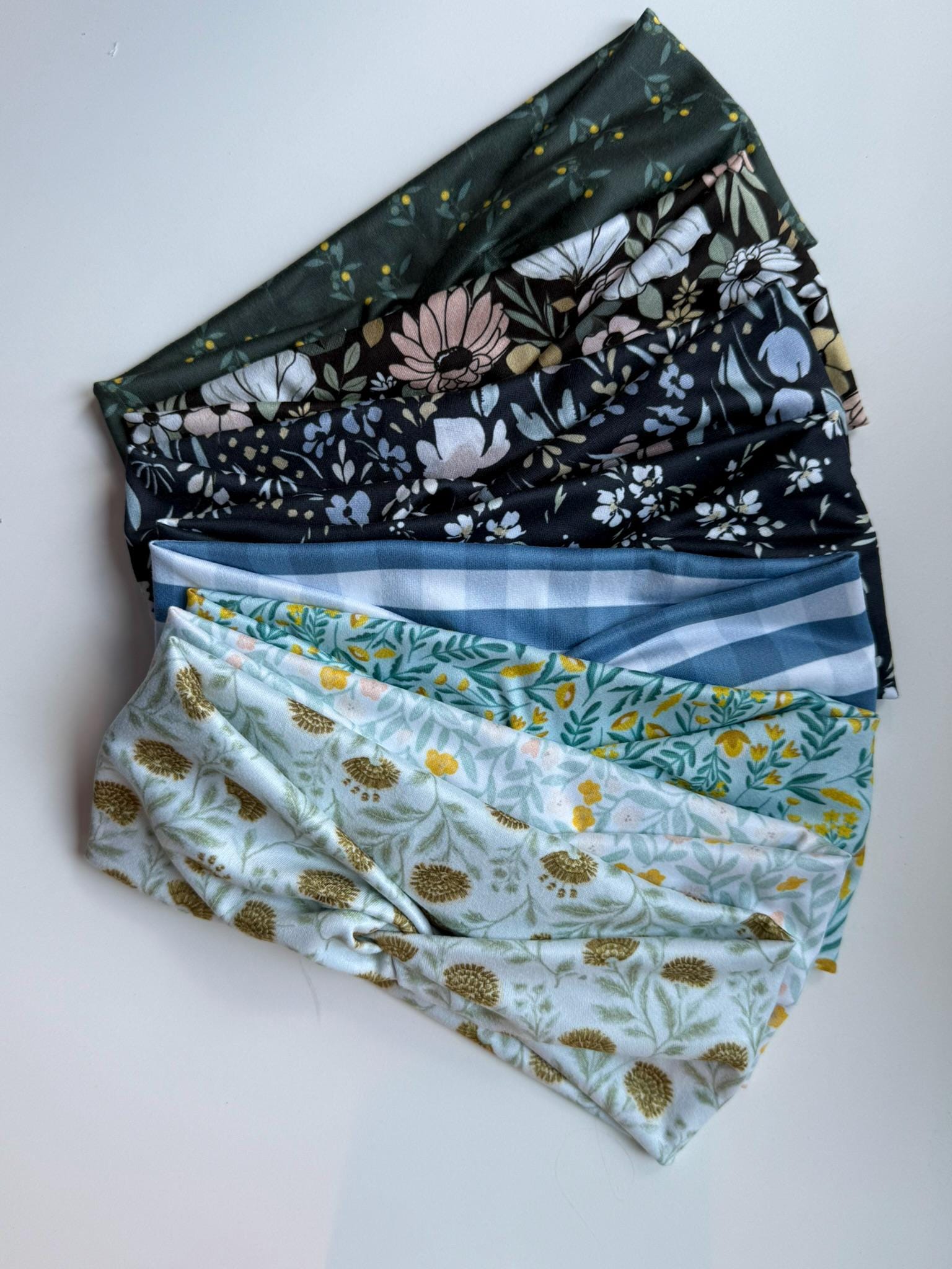 Stretchy, Buttery-Soft Headband - Whimsical Wildflowers