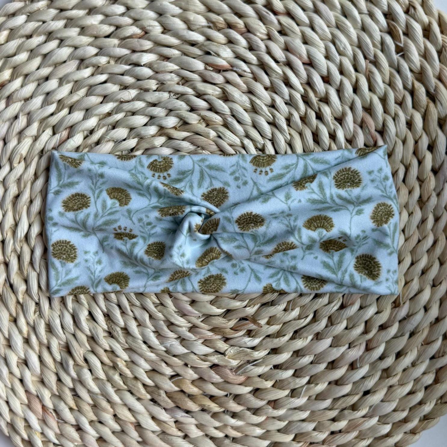 Stretchy, Buttery-Soft Headband - Whimsical Wildflowers