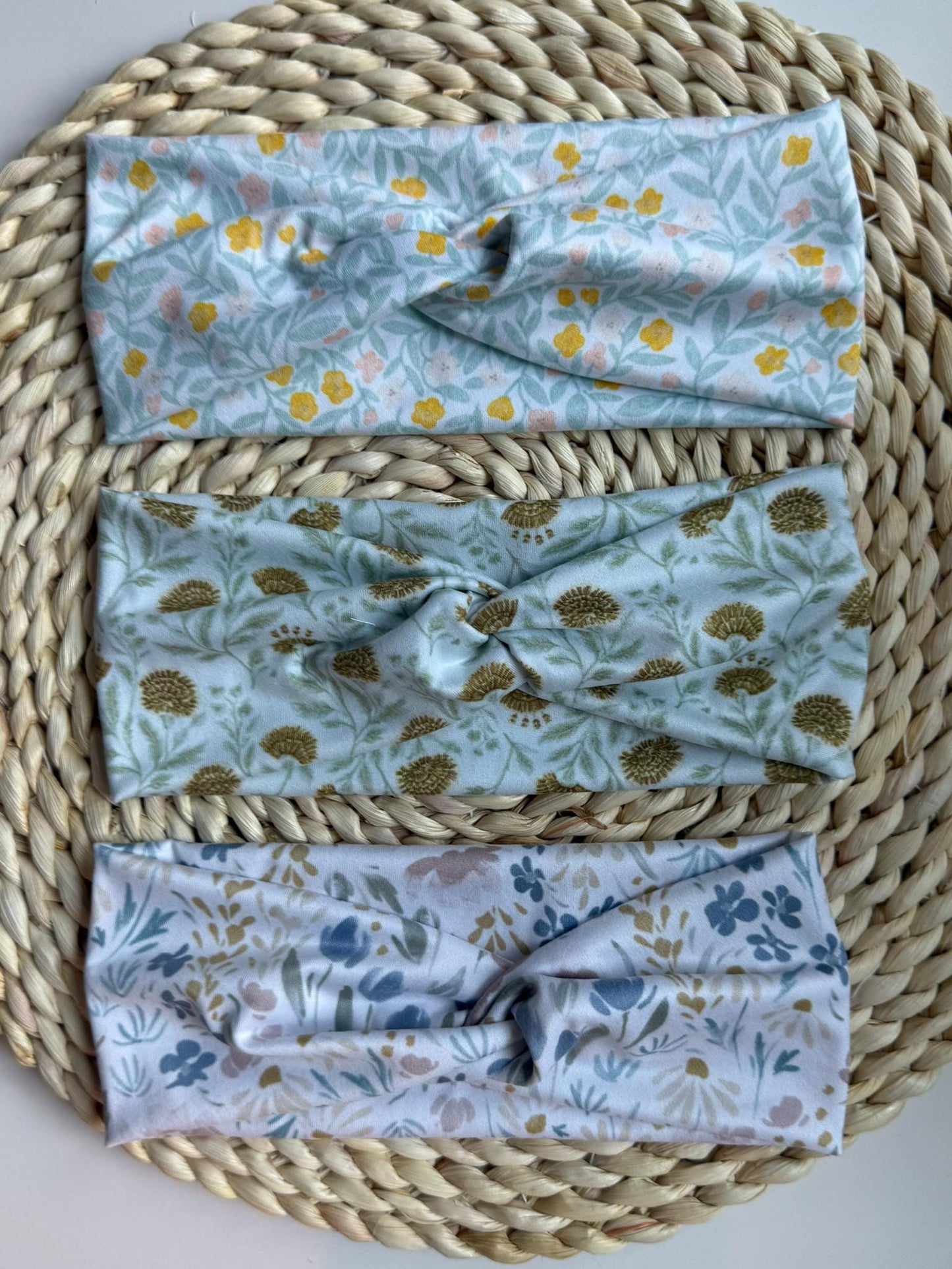 Stretchy, Buttery-Soft Headband - Sweet Wildflowers