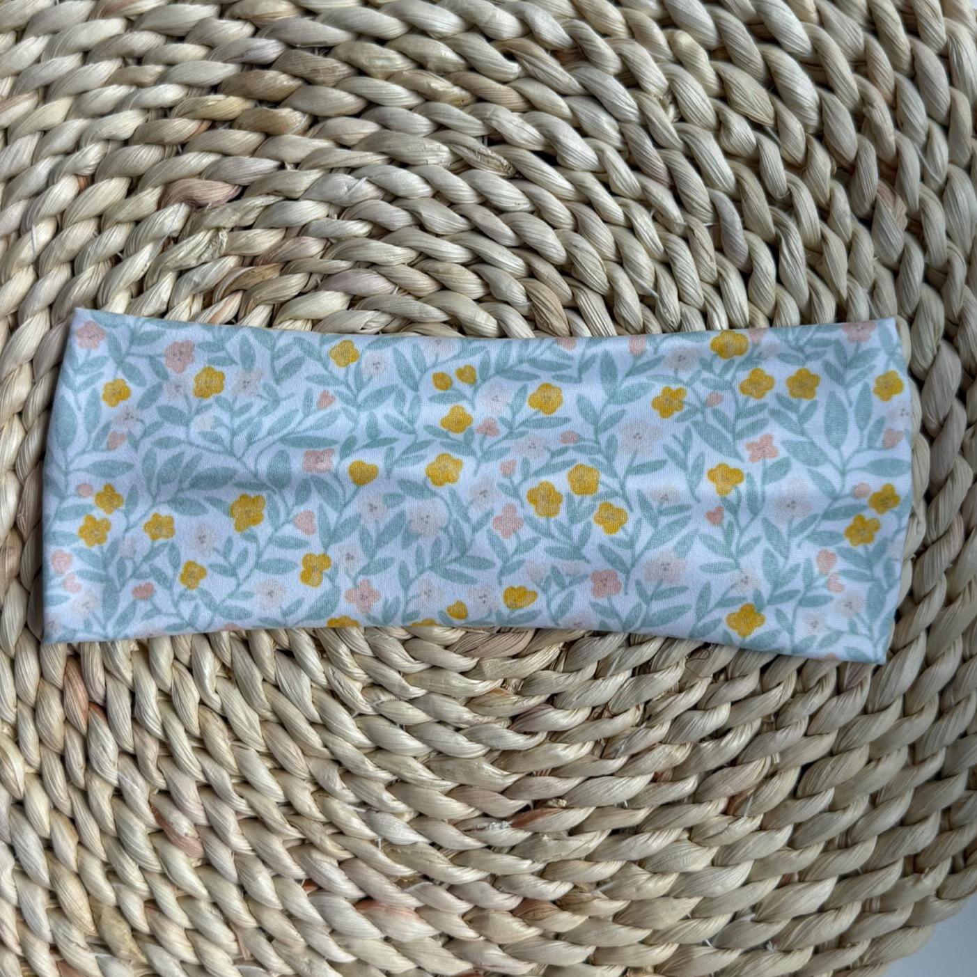 Stretchy, Buttery-Soft Headband - Sweet Wildflowers