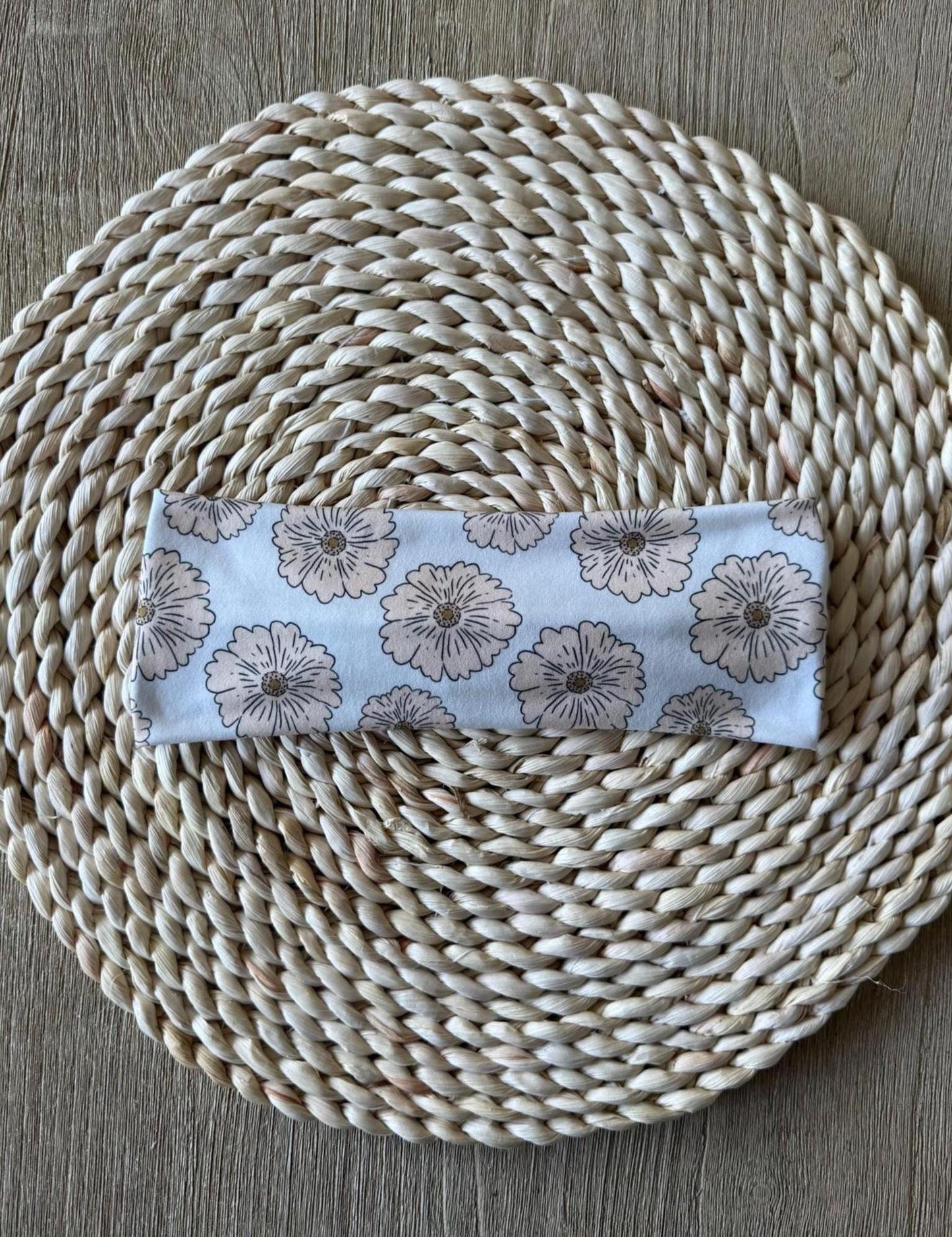 Stretchy, Buttery-Soft Headband - Caramel Floral