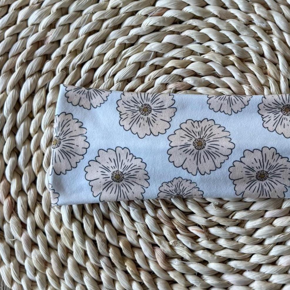 Stretchy, Buttery-Soft Headband - Caramel Floral