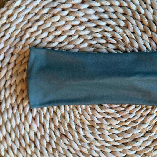 Stretchy, Buttery-Soft Headband - Evergreen Solid