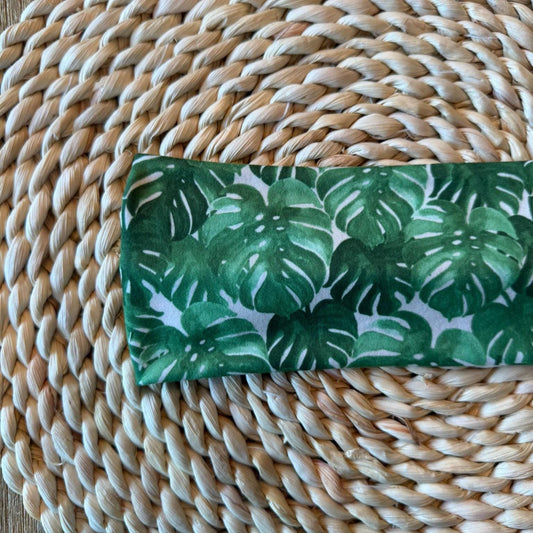 Stretchy, Buttery-Soft Headband - Tropical Monstera