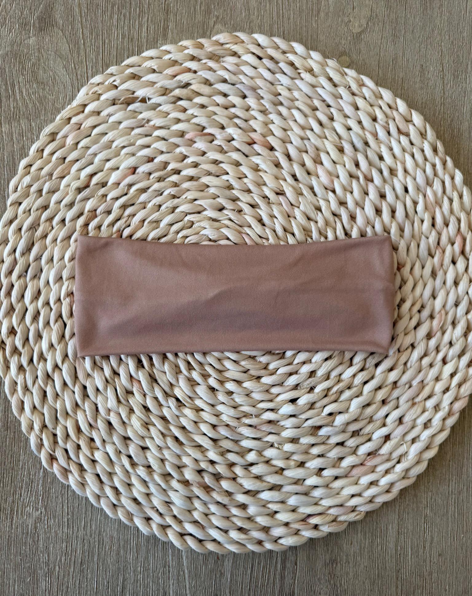 Stretchy, Buttery-Soft Headband - Sandstone Solid