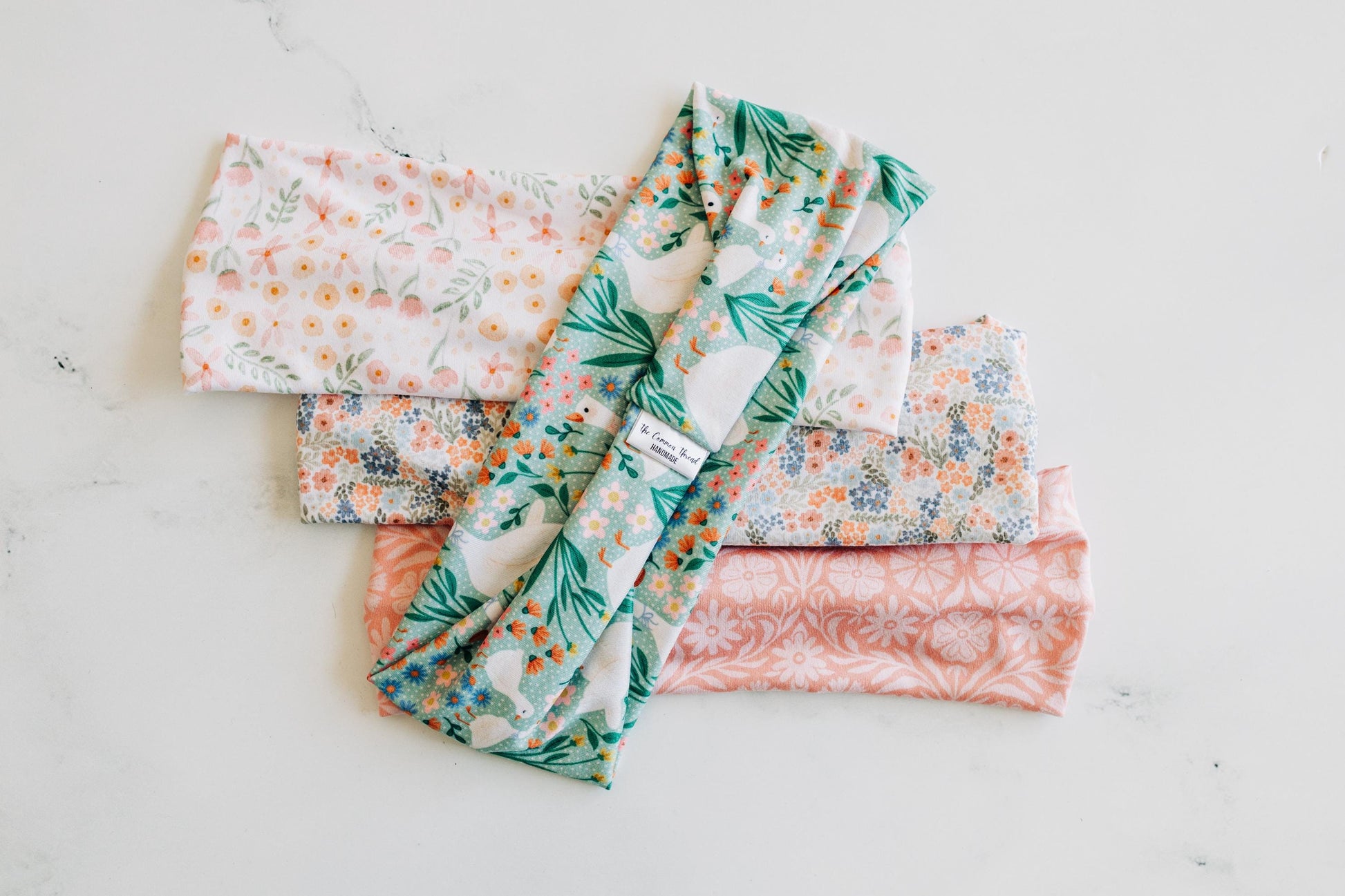 Beige Leaf - Spring Headband Collection 2026, Buttery-Soft, Stretchy Headbands for Women and Girls, Headbands for Nurses and Teachers