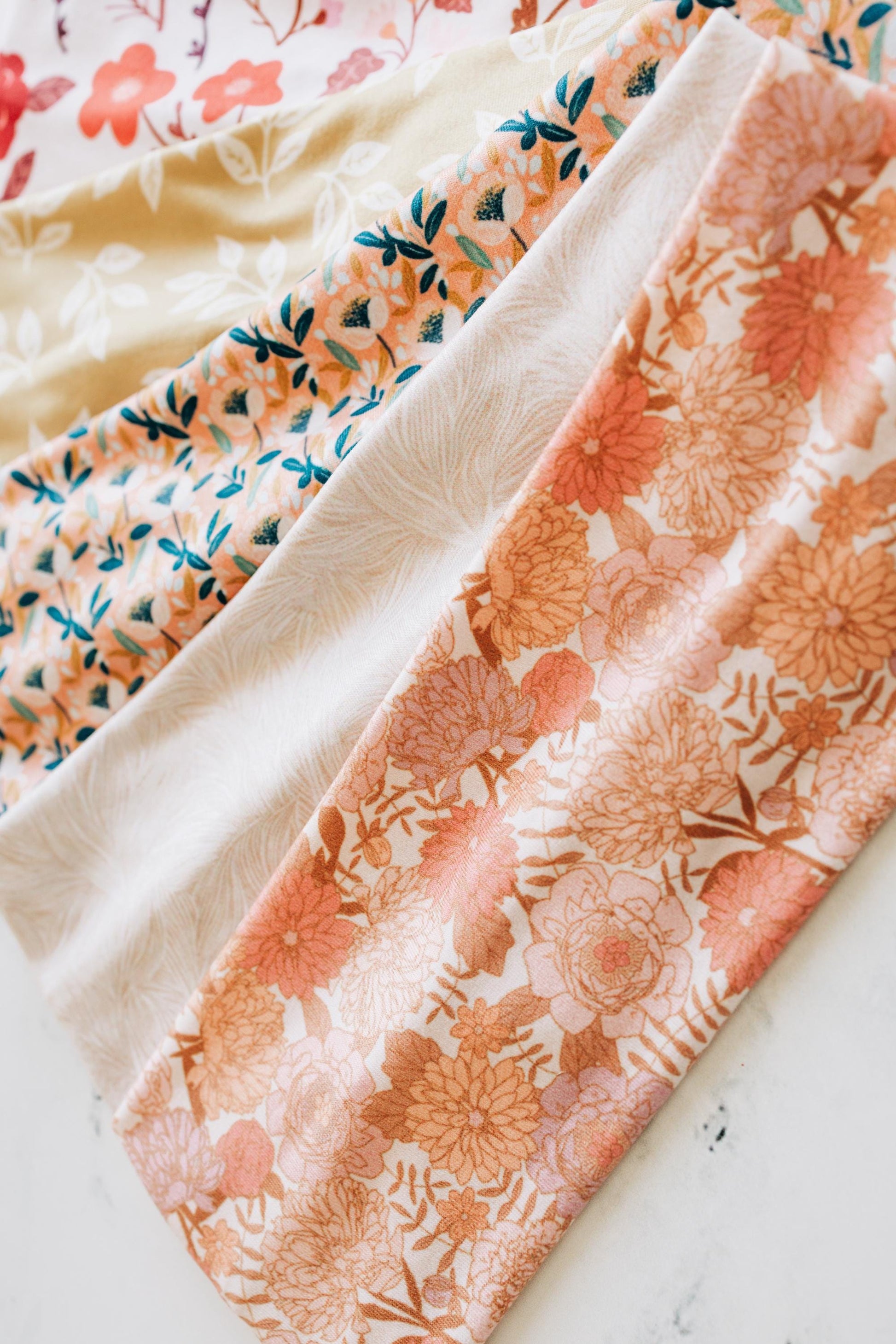 Rusty Floral - Spring Headband Collection 2026, Buttery-Soft, Stretchy Headbands for Women and Girls, Headbands for Nurses and Teachers