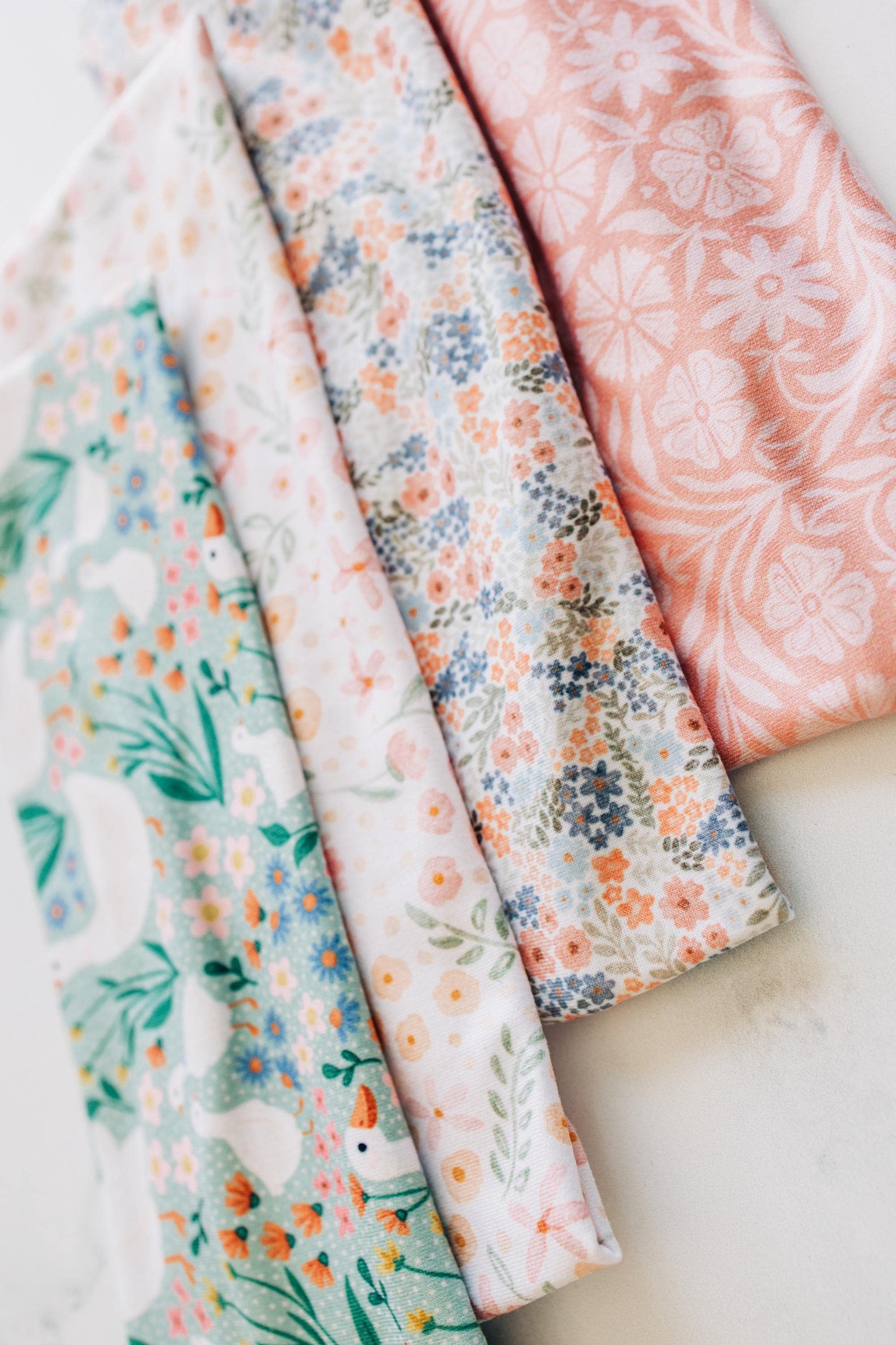 Peachy Floral - Spring Headband Collection 2026, Buttery-Soft, Stretchy Headbands for Women and Girls, Headbands for Nurses and Teachers