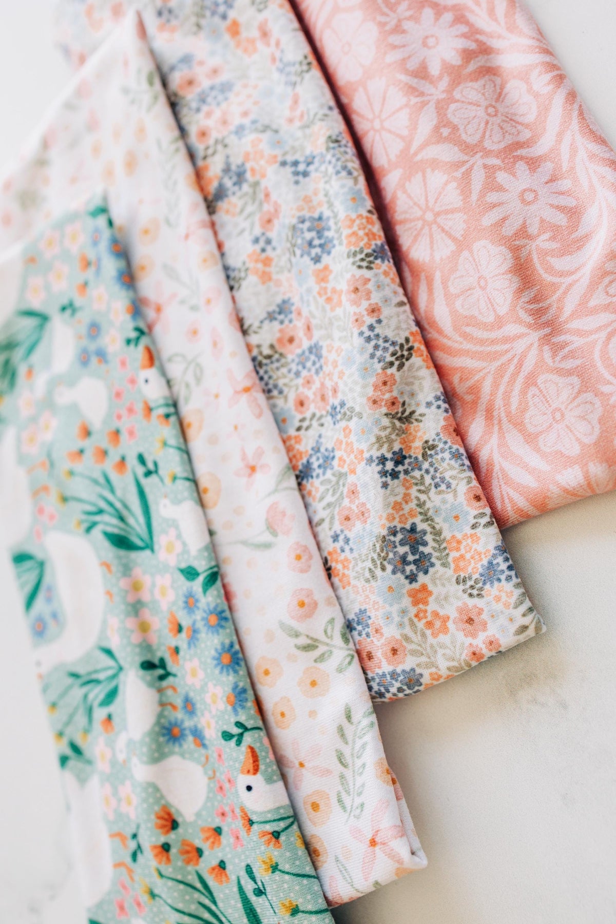 Peachy Floral - Spring Headband Collection 2026, Buttery-Soft, Stretchy Headbands for Women and Girls, Headbands for Nurses and Teachers