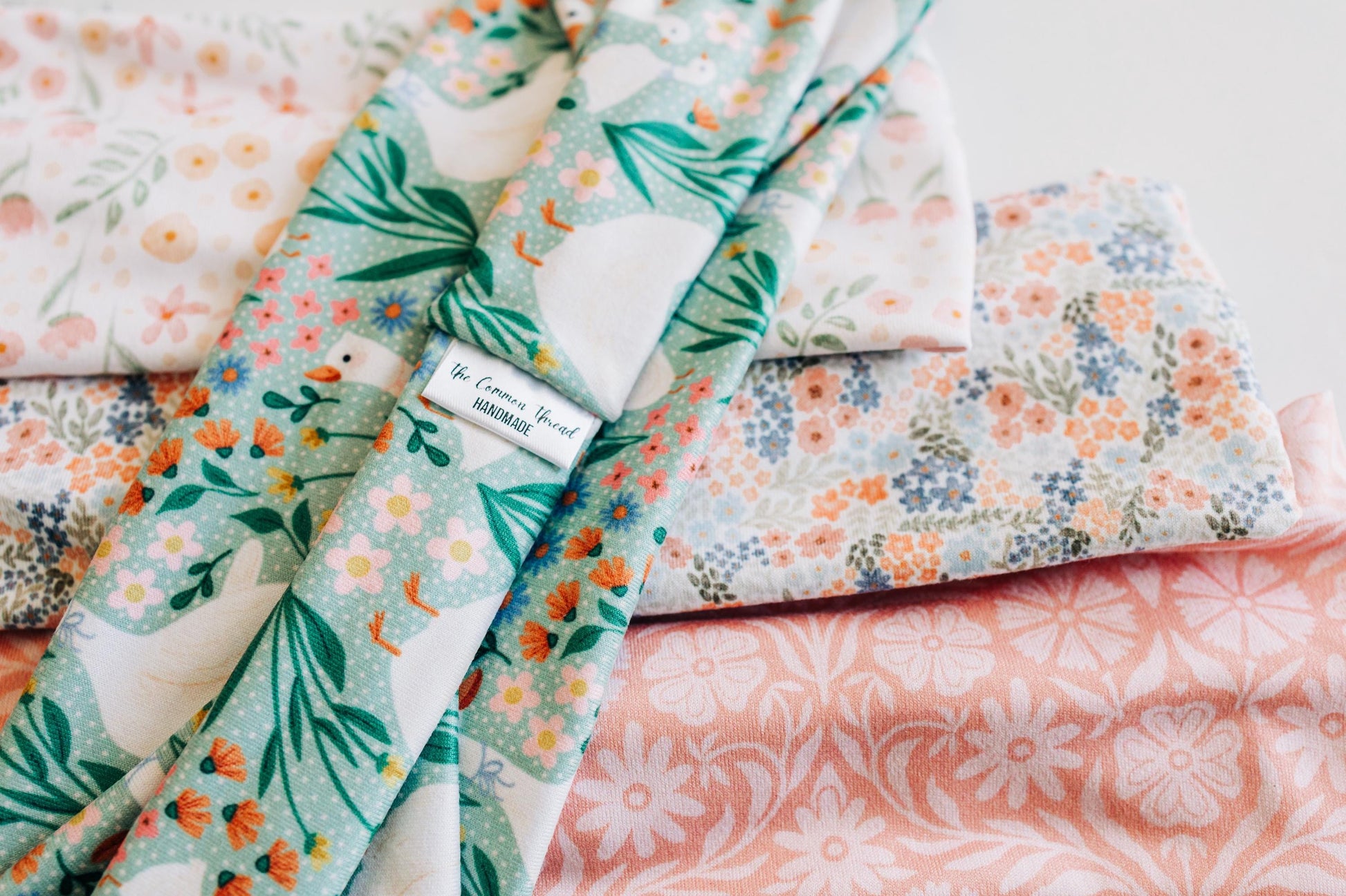 Peachy Floral - Spring Headband Collection 2026, Buttery-Soft, Stretchy Headbands for Women and Girls, Headbands for Nurses and Teachers