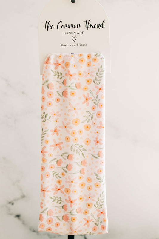 Petite Pink Floral - Spring Headband Collection 2026, Buttery-Soft, Stretchy Headbands for Women and Girls, Headbands for Nurses