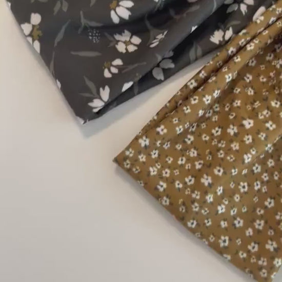 Modern Flat Headband - Evening Floral